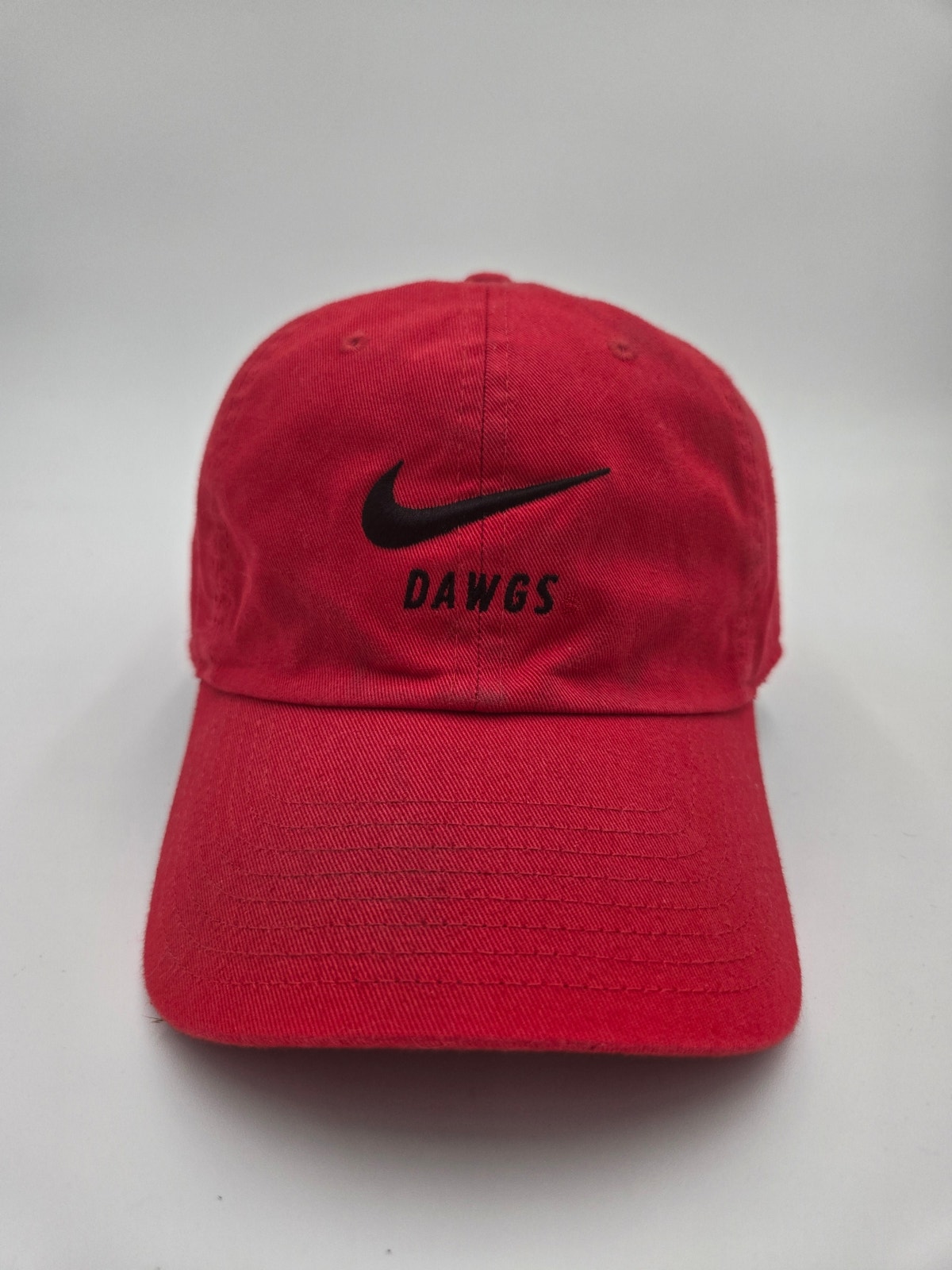 Nike Georgia Bulldogs Dawgs Ncaa Adjustable Baseball Cap Red Hat